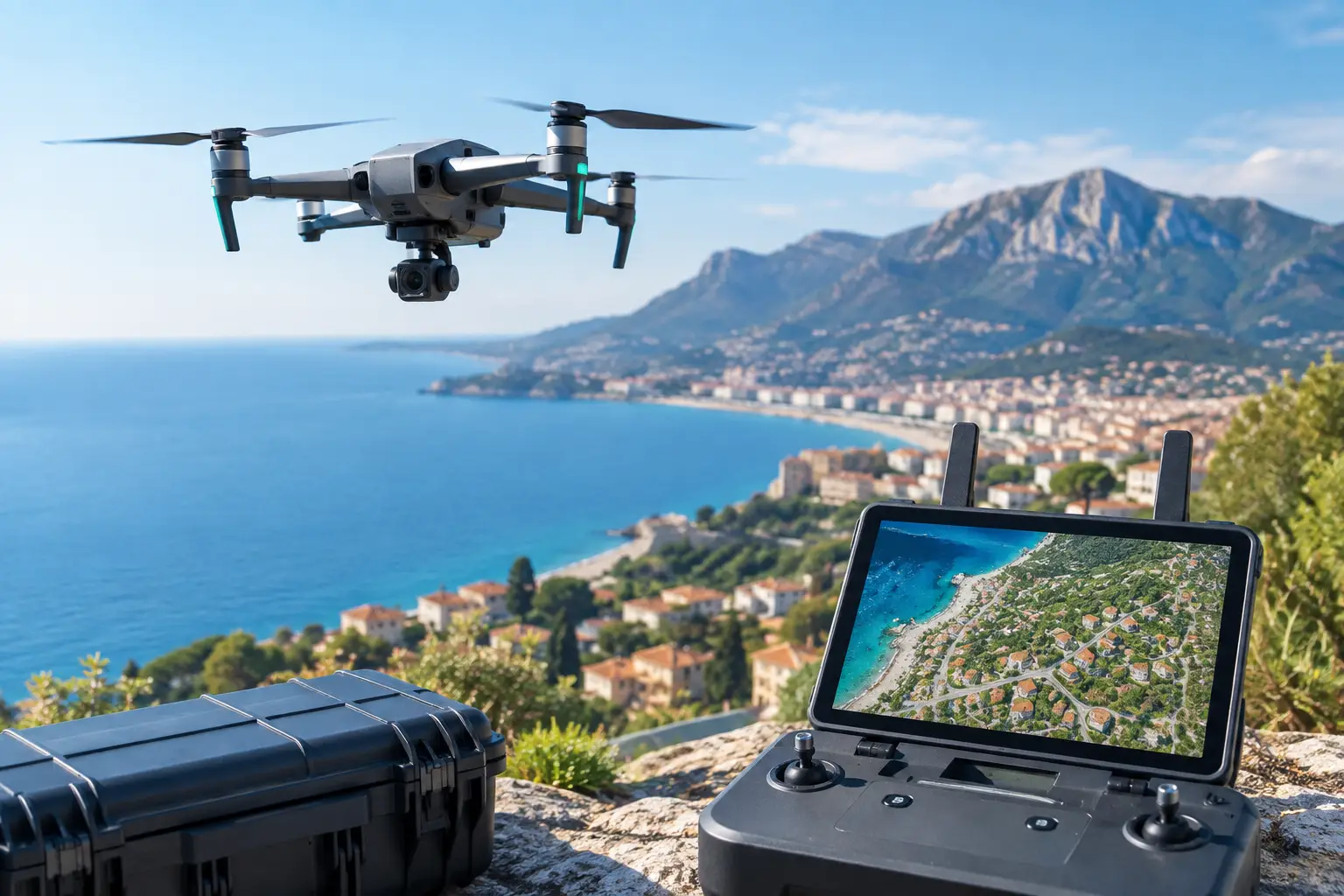 Orthophoto drone pour bureaux d’études en PACA